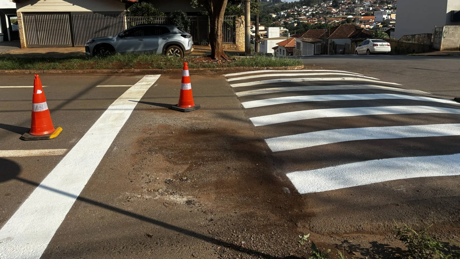 Foto: Jhonathan Moreira/Portal SG Cidade - Trecho da revitalização na Avenida Rio Branco